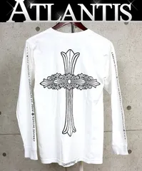 CHROME HEARTS 銀座店 クロムハーツ オールド ヴィンテージ フローラルクロス プリント ポケット付き ロンT 長袖 メンズ size:S 白 104111のサムネイル