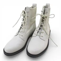 ラグ&ボーン RAG&BONE ショートブーツ レースアップ 36 アイボリー レザーのサムネイル