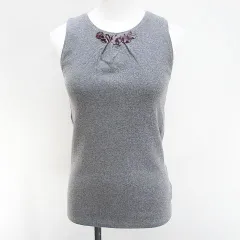 ブルネロクチネリ BRUNELLO CUCINELLI DL51815 ノースリーブ カットソー M 灰系 グレー イタリア製 ストレッチのサムネイル
