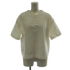 マーガレットハウエル MARGARET HOWELL Tシャツ カットソー 半袖 ラウンドネック 無地 2 白 ホワイト /GGのサムネイル