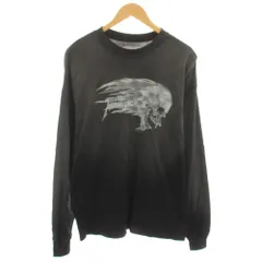 モンキータイム MONKEY TIME アローズ メタリカ Metallica ロンT Tシャツ カットソー クルーネック 長袖 スカルプリント ロゴプリント ヴィンテージ加工 M 黒 ブラック 8312-4-00014 /YTのサムネイル