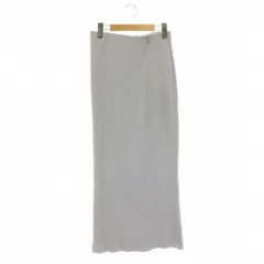 ラウンジドレス ガリャルダガランテ Loungedress GALLARDAGALANTE リブニットタイトスカート ロング F サックスブルー /CX ■OSのサムネイル