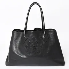 極美品 CHROME HEARTS クロムハーツ TOTE W SNP 3CEME スナップ トートバッグ セメタリークロスパッチ ダガー シルバー925 中古 4a006382のサムネイル