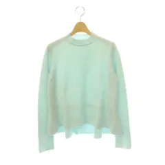フォクシーニューヨーク FOXEY NEW YORK collection Knit Tops ウールカシミヤ ニット セーター 長袖 38 ミント 37439 /HS ■OSのサムネイル