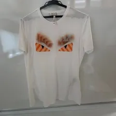 ☆☆ＦＥＮＤＩ　モンスターバグズアイ　フォックスファー付きＴシャツのサムネイル