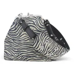 ビゴター BIGOTRE 032103190384 HANDY ERRAND ZEBRA ショルダーバッグ ブラック 黒系 レザー 牛革 日本製のサムネイル