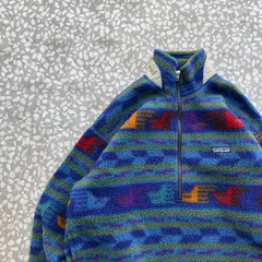 [ Archive アーカイブ Y2K ]patagonia / 90′s アナトリア half zip fleece jacket パタゴニア　スナップT 総柄　フリースジャケット　ユニセックス　アウトドア　 アナトリアのサムネイル