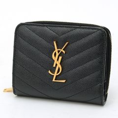 SAINT LAURENT マトラッセ コンパクトジップアラウンドウォレット サンローラン / SAINT LAURENT カサンドラ マトラッセ コンパクト