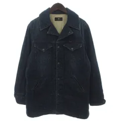 タケオキクチ TAKEO KIKUCHI × Wrangler キルティングジャケット ブルゾン デニム ポケット スナップボタン 青 ブルー Mのサムネイル