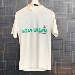 잭버니 모크 넥 반소매 셔츠 사이즈 3 남성 골프웨어 STAY GREEN