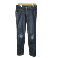 ドルチェ&ガッバーナ ドルガバ DOLCE&GABBANA デニムパンツ ジーンズ  36 インディゴブルー ジップフライ ジッパー付き裾 /SH ■GY53のサムネイル