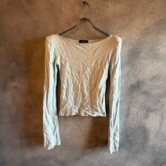 Ans Dotsloevner ショルダートップス ホワイト - メルカリ