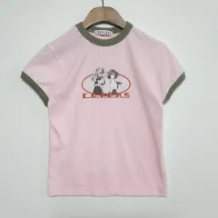 44 55COTCHS ピンク リンガー 半袖T Y2K アニメ グラフィックのサムネイル