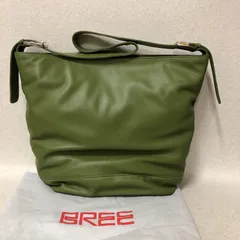 D1061 BREE ブリー レザーショルダーバッグ グリーン 266792373のサムネイル