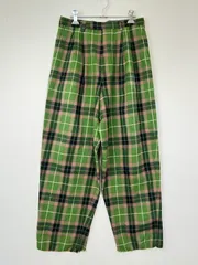 【中古品】 LAD MUSICIAN ラッドミュージシャン 18SS TARTAN CHECK TWO TUCK WIDE SLACKS 2118-572 タータン チェック 2タック ワイド スラックス ボトムス 【151-260808-SH-15-hon】のサムネイル