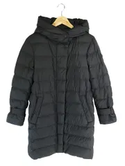 ウールリッチ WOOLRICH UT2635 ダウン コート ジャケット 中綿 ジップアップ フード 無地 ブラック サイズXS QQQのサムネイル