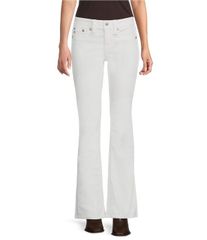 ミスミー レディース ボトムス デニムパンツ ブーツカット ブーツ ジーンズ Miss Me Mid Rise Dream Catcher 34 Bootcut Jeans White ホワイトのサムネイル