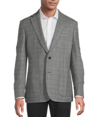 ヒッキーフリーマン メンズ アウター ジャケット・ブルゾン コート Hickey Freeman Harbour Classic Fit Fancy Sport Coat Grey グレーのサムネイル