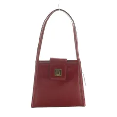 ランバン LANVIN トートバッグ ハンドバッグ レザー ワインレッド /MI ■GY11のサムネイル