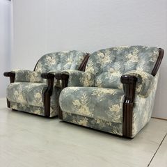 カリモク 金華山 1人掛けソファ アームチェア 昭和レトロ ヴィンテージ