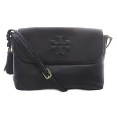 トリーバーチ TORY BURCH ショルダーバッグ レザー ロゴ 黒のサムネイル