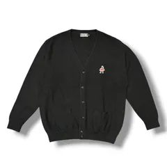 参考上代29700円 HYSTERIC GLAMOUR VIXEN GIRLワッペン カーディガン ニット ヒステリックグラマー 02233ND02 ブラック XL （20489M）のサムネイル