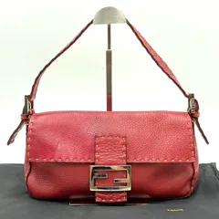 FENDI フェンディ セレリア マンマバケット レザー ショルダーバッグ レッド 8BR101のサムネイル