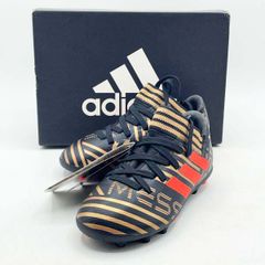 【未使用】アディダス ネメシス メッシ 17.3-ジャパン HG サッカースパイク 17cm ブラック ゴールド CQ1906 ADIDAS 固い土、人工芝