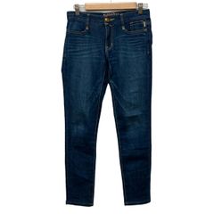 Burberry Blue Label バーバリーブルーレーベル ジーンズ サイズ38 M レディース - ネイビー フルレングス