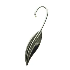 ミキモト MIKIMOTO ブックマーク 栞 リーフモチーフ シルバーカラー /SS ■OS ■GY18のサムネイル