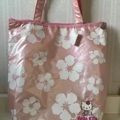 Hello kitty   2000    トートバッグ　ハイビスカス🌺　🌺　ヴィンテージ品のサムネイル