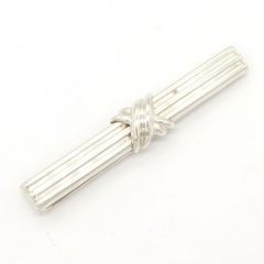 新品仕上げ◇ティファニー シグネチャークロス ネクタイピン SV925