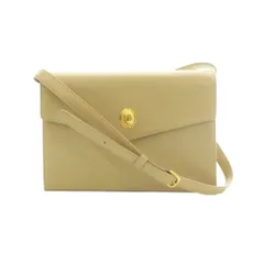 ダックス DAKS ショルダーバッグ フェイクレザー フラップ ベージュ /MI ■GY18のサムネイル