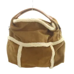 アグ オーストラリア UGG australia HO019 トートバッグ ハンド スエード 茶 ブラウン ■GY18 /MQのサムネイル