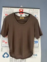 カーキブラウン半袖Tシャツのサムネイル