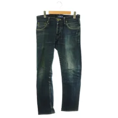 ラファイエット Lafayette デニムパンツ ジーンズ ボタンフライ USED加工 32 インディゴ /HK ■GY28のサムネイル