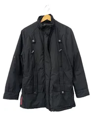 プラダ スポーツ PRADA SPORT archives アーカイブ 00s Gimmick Nylon Jacket ギミック ナイロン ジップアップ 中綿 ジャケット ブルゾン 黒ブラック ブランド古着ベクトル 中古260808のサムネイル