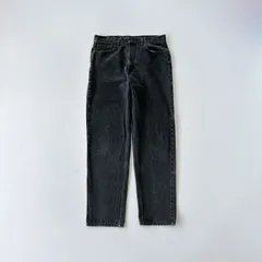 【USA製/90s】リーバイス 550 ブラックデニム W36 L33 後染め 黒　Y2423 G2のサムネイル