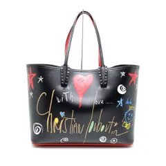 【楠本質店/元住吉】Christian Louboutin/クリスチャン ルブタン　カバタ　CABATA　トートバッグ　ブラック　1185010【中古】のサムネイル