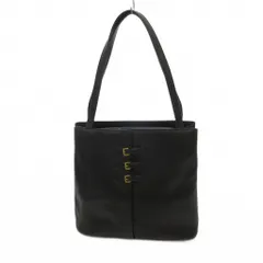 ソニアリキエル SONIA RYKIEL トートバッグ ハンド 肩掛け ベルトデザイン スクエア型 黒 ブラック /NU ■GY99のサムネイル