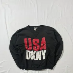 90s ドナラン NEW YORK DKNY USA プリント スウェットのサムネイル