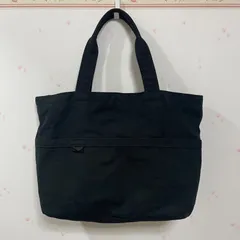 agnes b. VOYAGE アニエスベー ボヤージュ トートバッグ 黒染め ブラックのサムネイル
