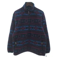 エルエルビーン L.L.BEAN ハーフジップ フリースジャケット ポーラテック ヴィンテージ マルチカラー ■GY09のサムネイル