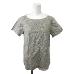 アーペーセー A.P.C. シャツ ブラウス XS マルチカラー（白、赤、青） 花柄 ラウンドネック 半袖 /NP ■GY12のサムネイル