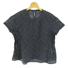 ヒロコビス ブラウス シャツ トップス 半袖 プルオーバー レディース 11サイズ ブラック HIROKO BIS 【中古】のサムネイル