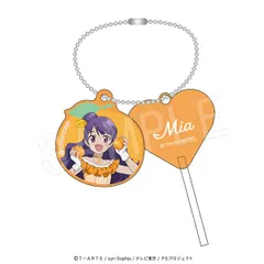 【予約販売/Pre-Order】プリティーシリーズ ハートキャンディキーホルダー Fruits gingham ver. 上葉みあ 新品 未開封品 正規品 【中外鉱業】のサムネイル
