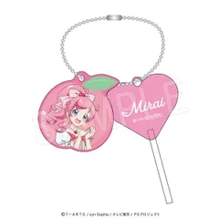 【予約販売/Pre-Order】プリティーシリーズ ハートキャンディキーホルダー Fruits gingham ver. 桃山みらい 新品 未開封品 正規品 【中外鉱業】のサムネイル