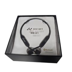 開封品 ほぼ未使用 AVIOT WB-K1 骨伝導イヤホン - メルカリ
