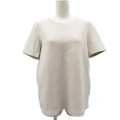 Sマックスマーラ 'S Max Mara Tシャツ カットソー L ベージュ クルーネック 半袖 無地 刺繍 /HO7 ■GY19のサムネイル