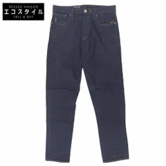 G-STAR RAW　ジースターロゥ　新品同様 ボタンフライ SCUTAR 3D SLIM TAPERED デニムパンツ ボトムス メンズ インディゴ 33/32　33/32のサムネイル